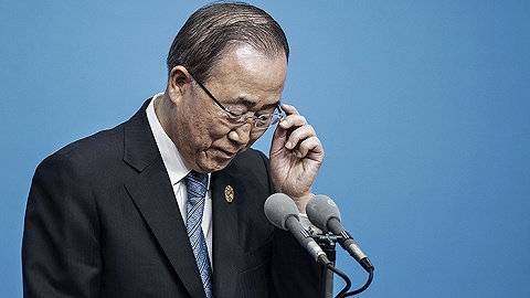 联合国秘书长潘基文自评功过 称对“恋权”领导人失望